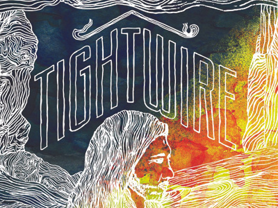 TIGHTWIRE album albumartwork artwork illustration lines music