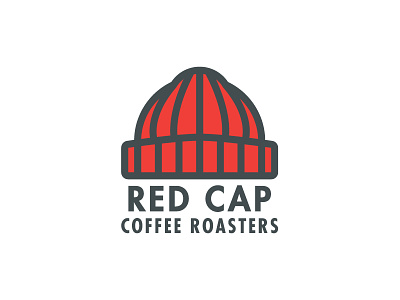 Red Cap Coffee Roasters brand branding cap coffee coffee roasters identity life aquatic logo mark red