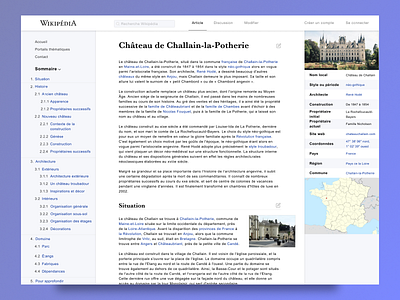 Wikipedia redesign cocorico design figma project school ui ux wikipedia