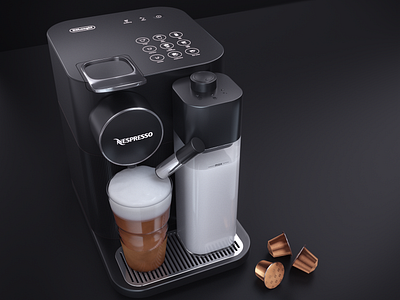 Nespresso coffee machine - Photoralistic rendering