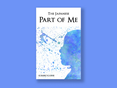 The Japanese Part of Me blue book book cover book cover art book cover design book covers illustration japanese paint print procreate watercolor