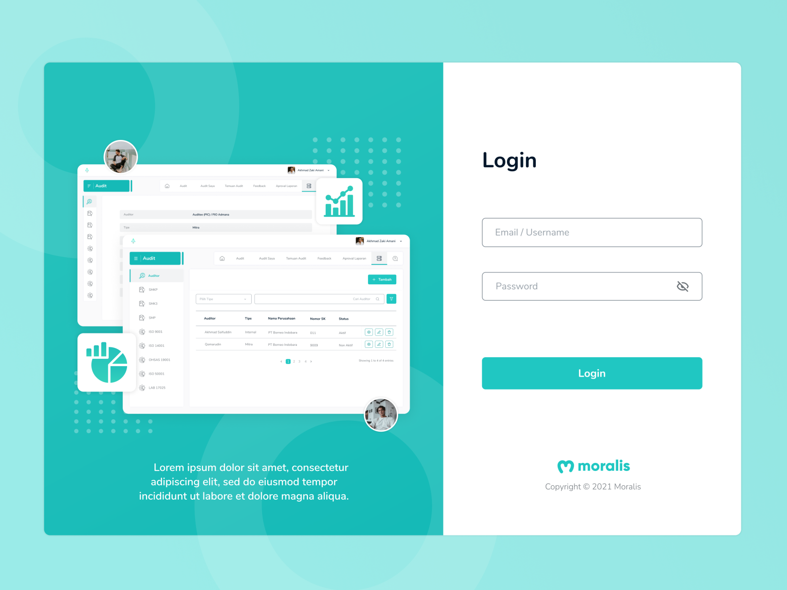 Login Web Page Design by husniluthfi on Dribbble