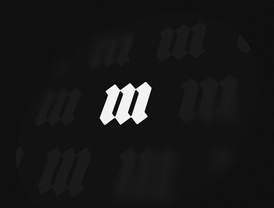 M - Exploration black black white branding dribbble icon logo minimalistic shot typography vector