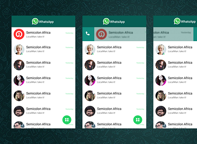 WhatsApp Redesign Version 2 app design ui ux