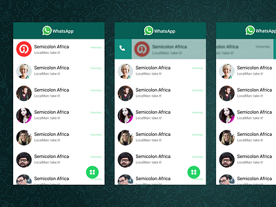 WhatsApp Redesign Version 2