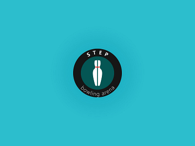 Step + Bowling bowling bowling pin dribbble foot footsteps learning logo logodesign steps uidesign uiux uiuxdesign
