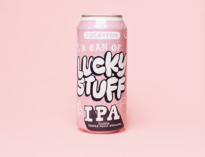 A Can of Lucky Stuff IPA