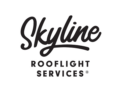 Skyline logo branding design lettering logo typography