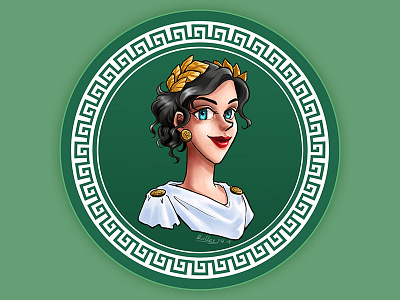 Greek goddess design goddess greece illustration