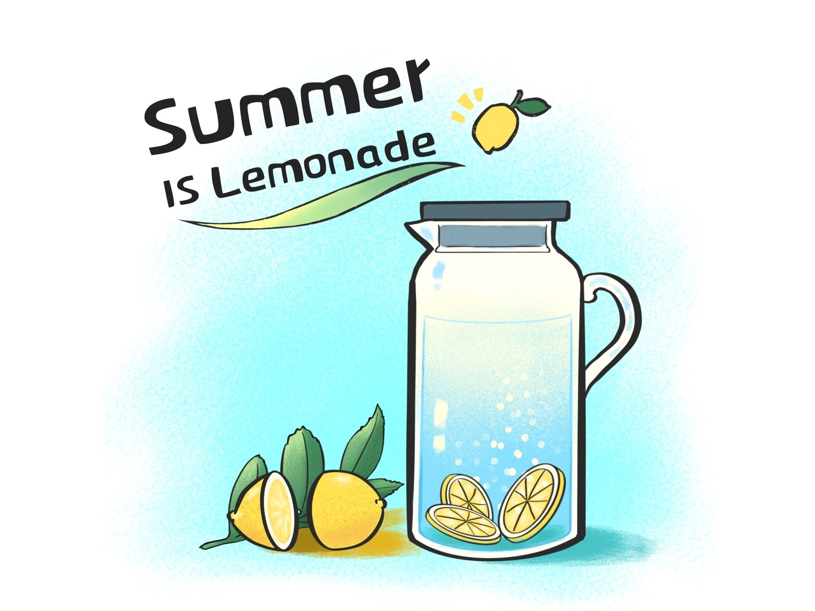 Summer is lemonade! by Janet Li on Dribbble