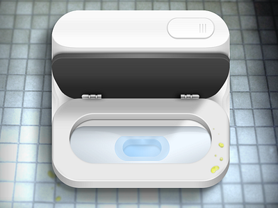 Debut shot app debut icon illustration photoshop retina shot toilet