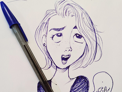 Fast drawing with pen