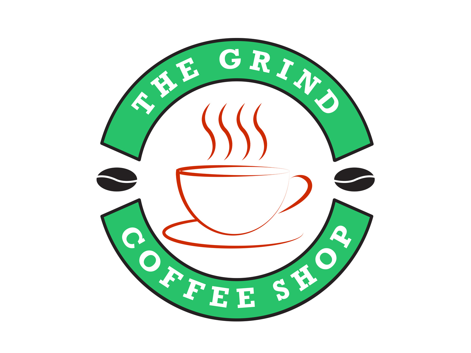 Logo Challenge 2 The Grind Coffee Shop by Rajesh Martis on Dribbble