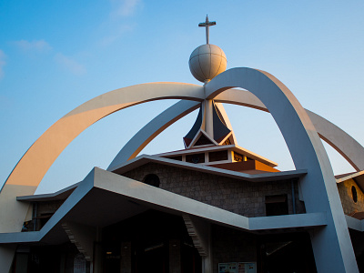 Infant Jesus Shrine, Mangalore architechture church photograhy sunset