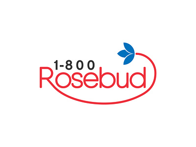 Logo 6 Rosebud branding design flower logo gifts icon identity illustration illustrator lettering logo type typography vector wordmark logo