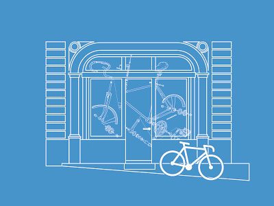 Lausanne bicycle shop