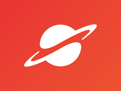 Logo project branding logo planet saturn space
