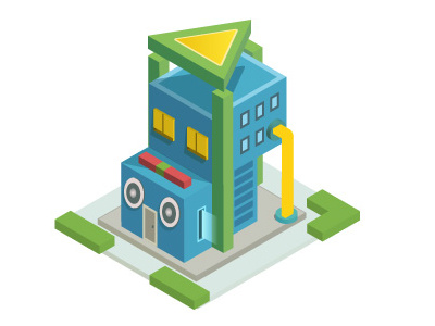 Isometric Play Buildings building fun game house isometric