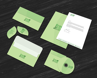 Green Room Visual Identity design logo logo design logotype