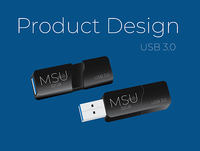 USB 3 0 Product Design branding business agency design icon illustration product vector