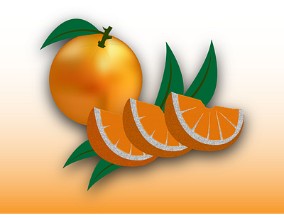 presentation Orange fruit. branding design food fruit graphic icon illustration label design logo natural nutration orange product product design vector