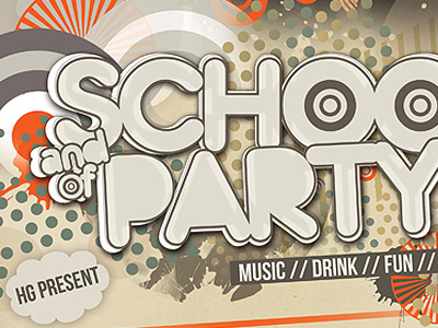 School Party Flyer Template club club party crazy crazy party dance disco event flyer night night party party party flyer school school party speaker template