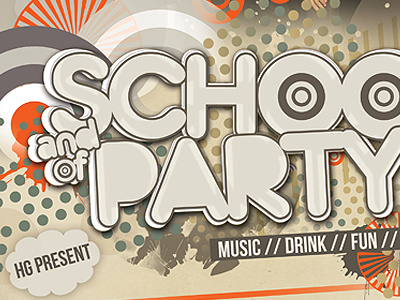 School Party Flyer Template