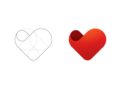 Heart Logo design heart heart logo logo red