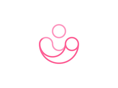 Mother And Baby baby graphic hospital hudai logo logos mom mum pink psd