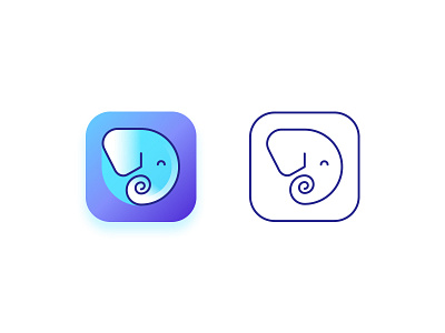App Logo app application elephant logo