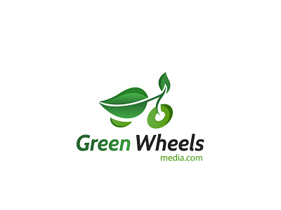 Green Wheels Electric Bicycle Logo eco friendly green logo natural natural logo natural vehicle natural vehicle