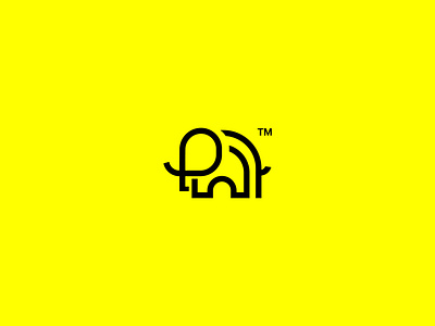 Elephant Minimalist Logo