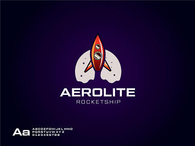 Aerolite Rocketship Logo