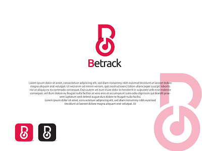 Betrack B word Music logo b music logo b word creative logo branding creative logo cute logo logo music music app music logo music logo design musician musician logo vector