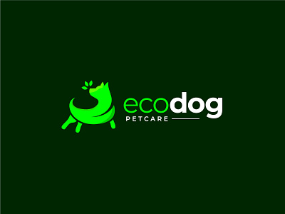 ecodog Logo Project animal branding creative dog logo creative logo cute logo doglogo ecodoglogo ecologo logo vector