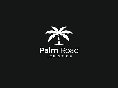 Palm road logo branding creative logo logistics logo palm road creative logo palm road logo vector