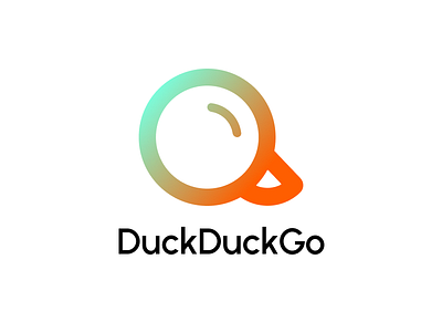 DuckDuckGo logo redesign branding design graphic design logo logomark logos logotype logowork minimal rebrand rebranding vector