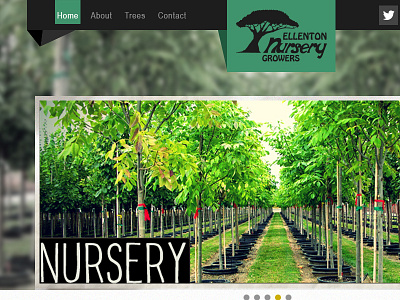 Nursery Growers Design nursery tree web design website