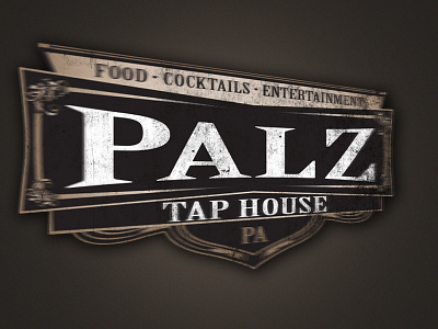 Palz Tap House Logo Design bar food logo logo design pa restaurant tap house