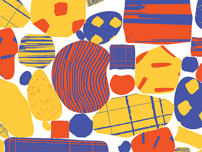 Pattern rocks colour design illustration pattern texture