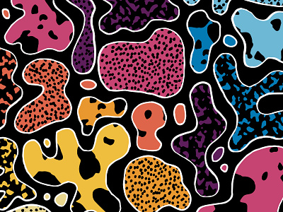 blobby colour design illustration pattern texture