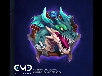 The CMD studios-Varanus Maw design dragons game art game concept gameplay illustrations spine animation