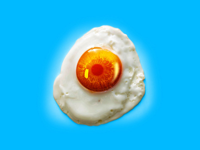 Good Morning anjomshoa app art branding design design art dribbble egg eyes graphic illustration photomontage