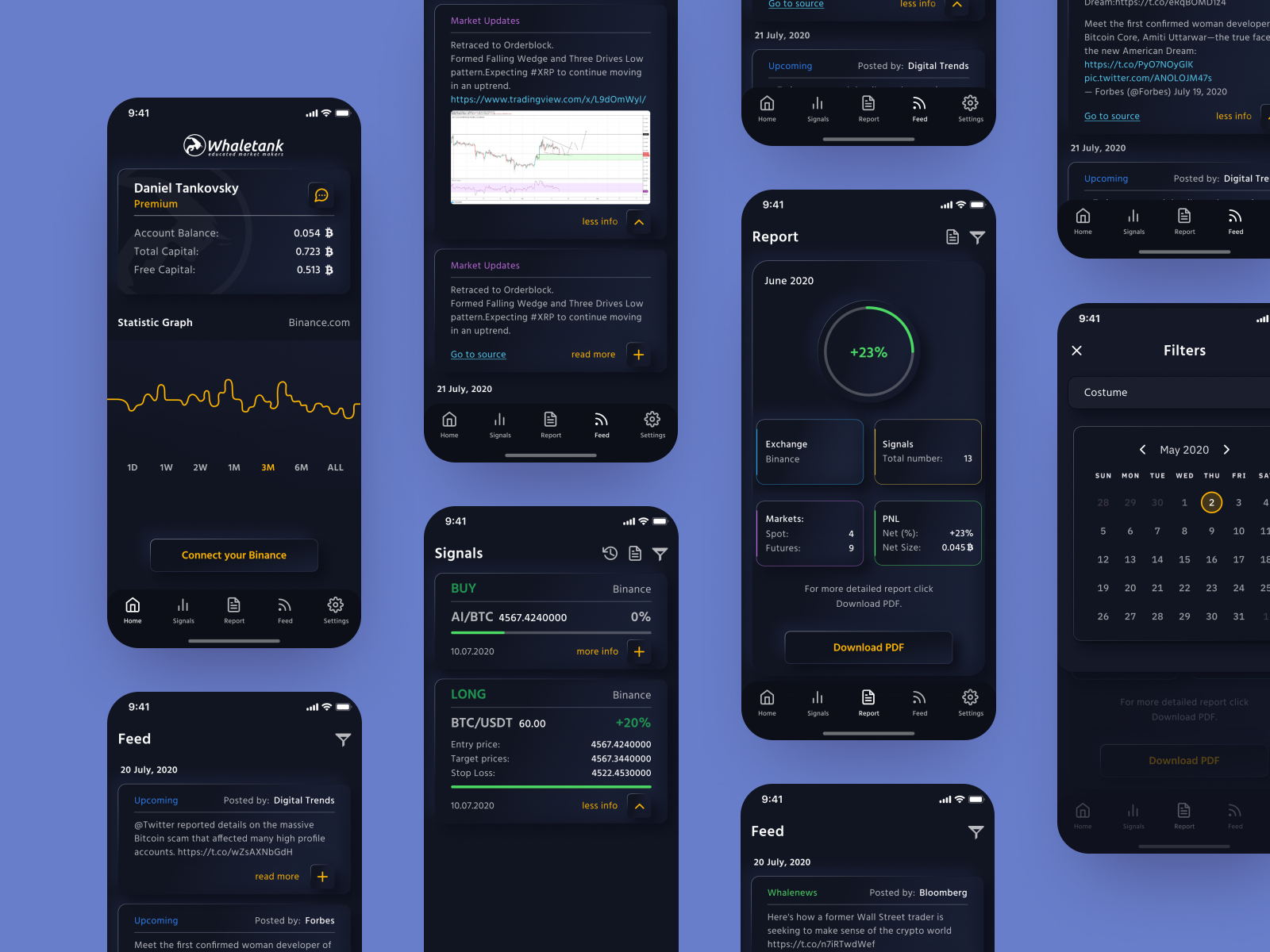 Whaletank Mobile App By Natalia Lebedeva On Dribbble