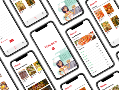 UI Design - Cooking App Concept by Drix Ponteres on Dribbble