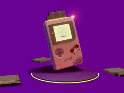 Classic Game Boy 3d art cinema 4d classic photoshop videogame