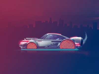 Porsche 2049 Edition car design futuristic graphicdesign