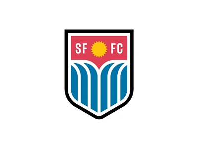 Sioux Falls FC badge branding crest design football icon identity illustration logo soccer south dakota sports sun team vector water waterfall