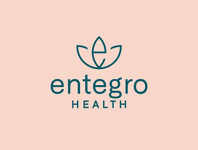 Entegro blossom branding design flower health icon identity illustration leaf leaves line logo plant vector