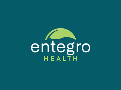 Entegro Before and After branding design health icon identity illustration leaf line logo medicine probiotics rebrand redesign vector